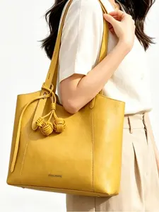 Vintage Soft Leather Tote Bag, Large Capacity Handbag, Simple and Casual Shoulder Bag, Perfect for Daily Use, Stylish and Functional