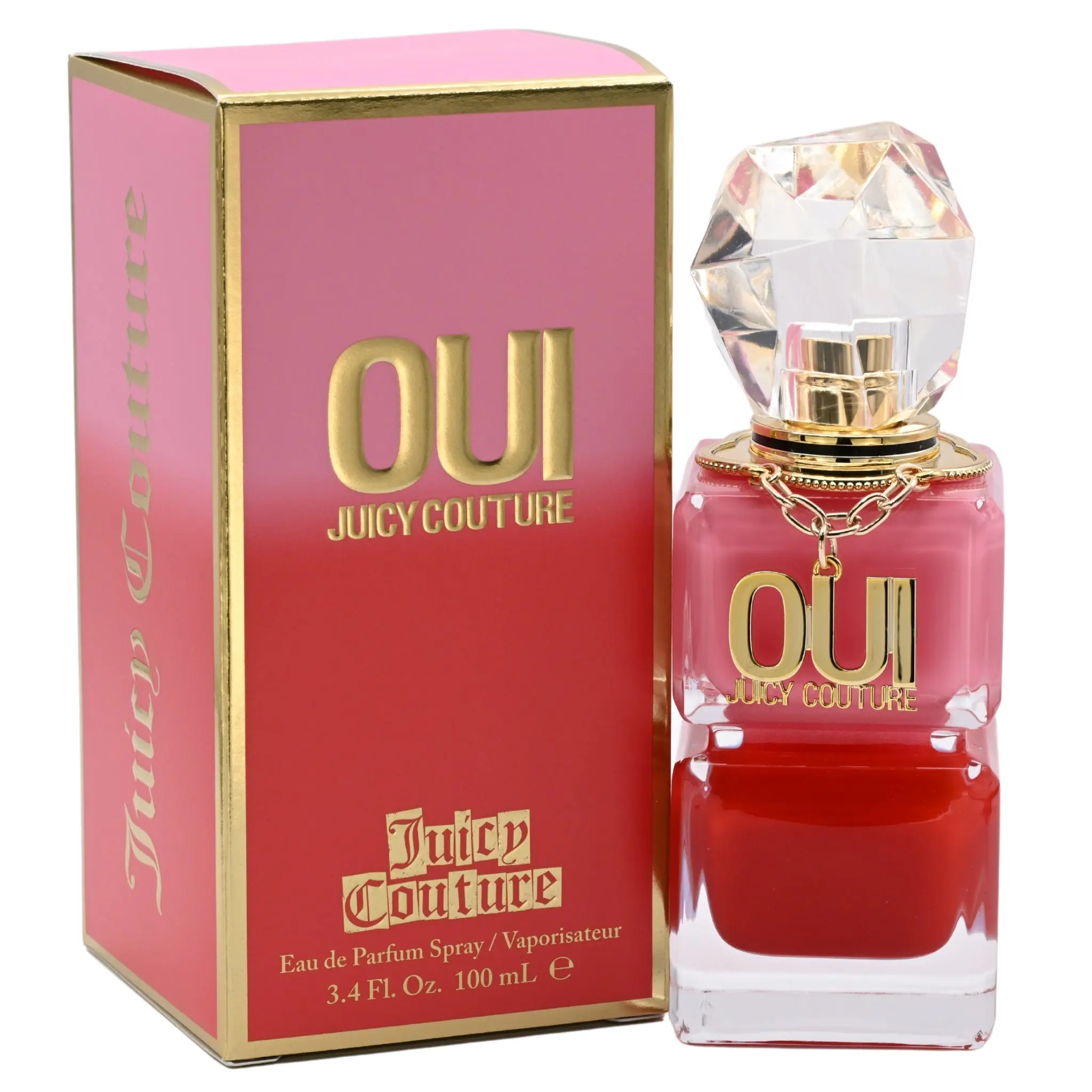 Juicy Couture Oui Sweet EDP, Aromatic Fruity Floral Perfume for Women with Watermelon & Pear Notes, 3.4 fl oz Spray, Fruity Scents, Edp Perfume Spray, Perfume Mist