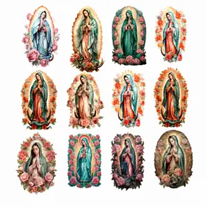 Premade Virgin Mary Gangsheet | DTF transfers | Ready to press | Direct to film Transfer | Quick shipping| Premade gang sheet