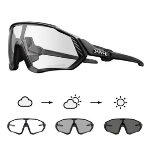 Kapvoe Photochromic Cycling Sunglasses Men Women Sport Road Mtb Mountain Bike Bicycle Glasses Cycling Glasses Eyewear Goggle kapvoe