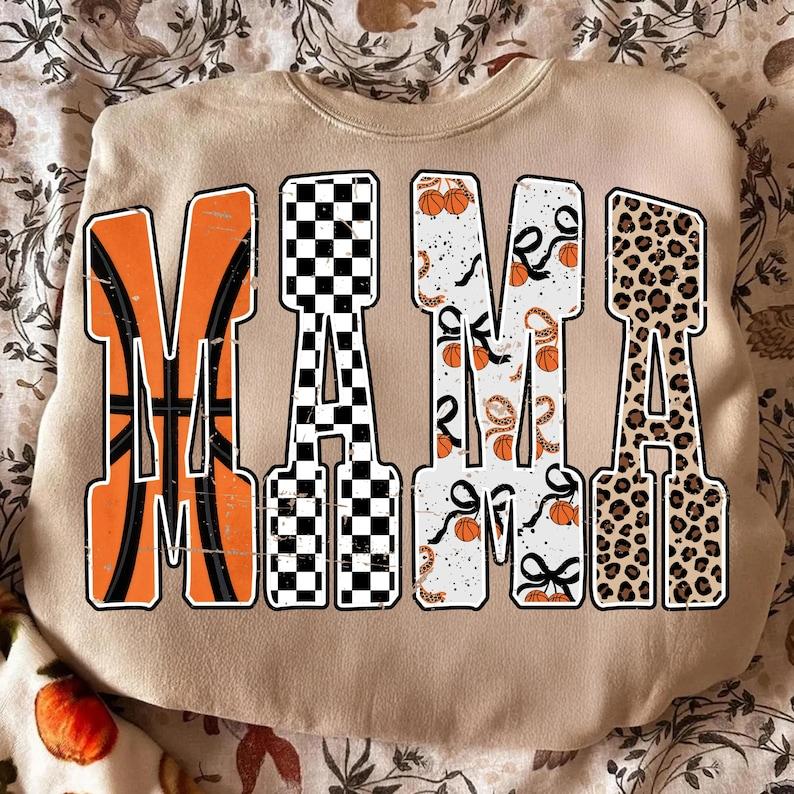 Basketball Mama Shirt, Game Day Basketball Mom Tee, Trendy Sports Mama Shirt, Mothers Day Gift Sweatshirt