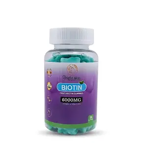 Bright Skin Biotin Gummies – Daily Wellness Chewable Gummies for Beauty & Self-Care Routine | Delicious Gummy Supplement for Convenient Everyday Lifestyle Support | Easy Daily Use Wellness Gummies for Men & Women Acne