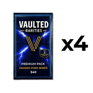 Vaulted Rarities - 4x Graded Poke Series Premium Pack