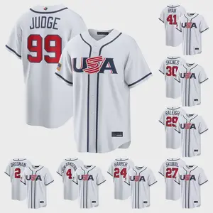 NWT Men's USA Baseball White 2026 World Baseball Classic Jersey - full size Adult and Youth