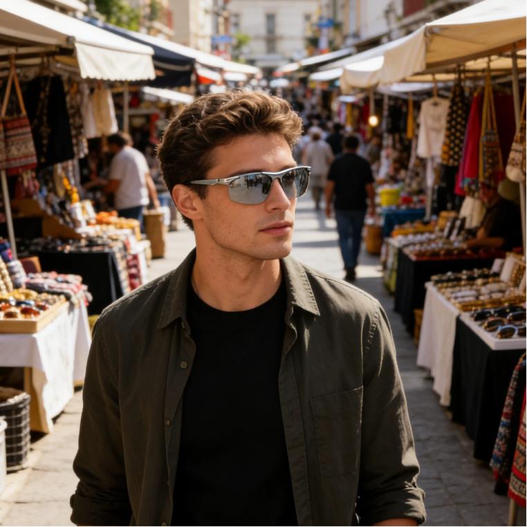 PALESHY Polarized Photochromic HD Sunglasses for Men Women UV400 Protection Ultralight Eyewear Day Night Safety Glasses for Fishing Golf Outdoor Activities Classic Rectangular Design PALESHY Polarized Photochromic HD Sunglasses for Men Women UV400 Protection Ultralight Eyewear Day Night Safety Glasses for Fishing Golf Outdoor Activities Classic Rectangular Design