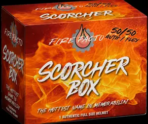1 box PYP 50/50 Authentic/Speedflex Football helmet Collectible Break