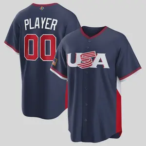 Men's USA Baseball Navy 2026 World Baseball Classic - Full Size Adult and Youth