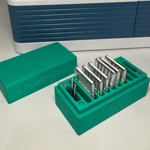 1pc Sewing Machine Needle Storage Box, Home Sewing Enthusiasts Travel Essential, 9 Dedicated Slots, 2 Foam Safety Dividers, Ideal Gift