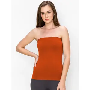 Kurve Medium Length Tube Top with Built-in Shelf Bra, UV Protective Fabric UPF 50+ (Made with Love in The USA)