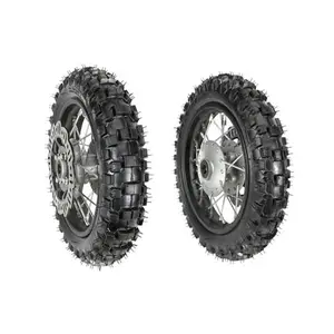 2.50-10 Dirt Bike Tire and Rim 3.00-10" Tire and Wheels Front & Rear 12mm Bearing Disc Rotor for Dirt Pit Bike Mini Off-Road Motorcycle CRF50 XR50 SSR SDG Apollo Taotao Coolster 50cc 70cc 90cc 110cc