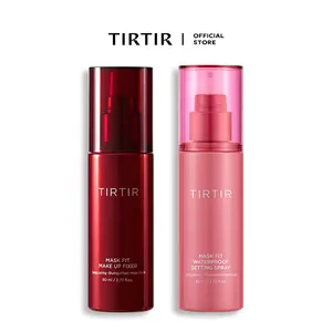 [TIRTIR Official] Seal the Deal Long-Wear Makeup Finishing Mist Setㅣ Mask Fit Waterproof Setting Spray 80ml & Mask Fit Makeup Fixer 80ml