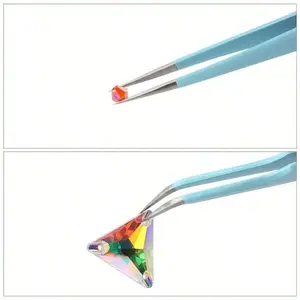 2PCS Precision Stainless Steel Tweezers - Ideal for DIY, Scrapbooking & Color Matching Projects soft tube All-in-One Banding Strapping Kit