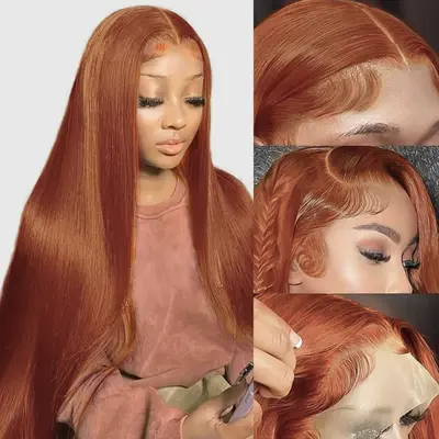 New EasyWear Wig Collection Color: Merlot My hair vs. the women that raised me ♥️ you just had to be  main image 3