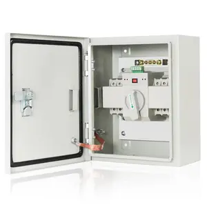 100A 3P Automatic/Manual Generator Transfer Switch for Home – 120/240V 24,000W, Indoor/Outdoor Use, Easy Installation & Durable Design, Effortless Mode Switching