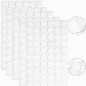 Double Sided Transparent Adhesive Dot Tape Sticker, Clear Sticky Dot Tape Sticker, Fastener for DIY Art, Balloon Decoration & Office Supplies, Adhesive Tabs