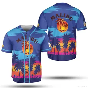 Liquor Jersey Collection, Malibu Baseball Jersey, Alcoholic Drinkers Gift, Liquor Lovers Shirt Best Gifts
