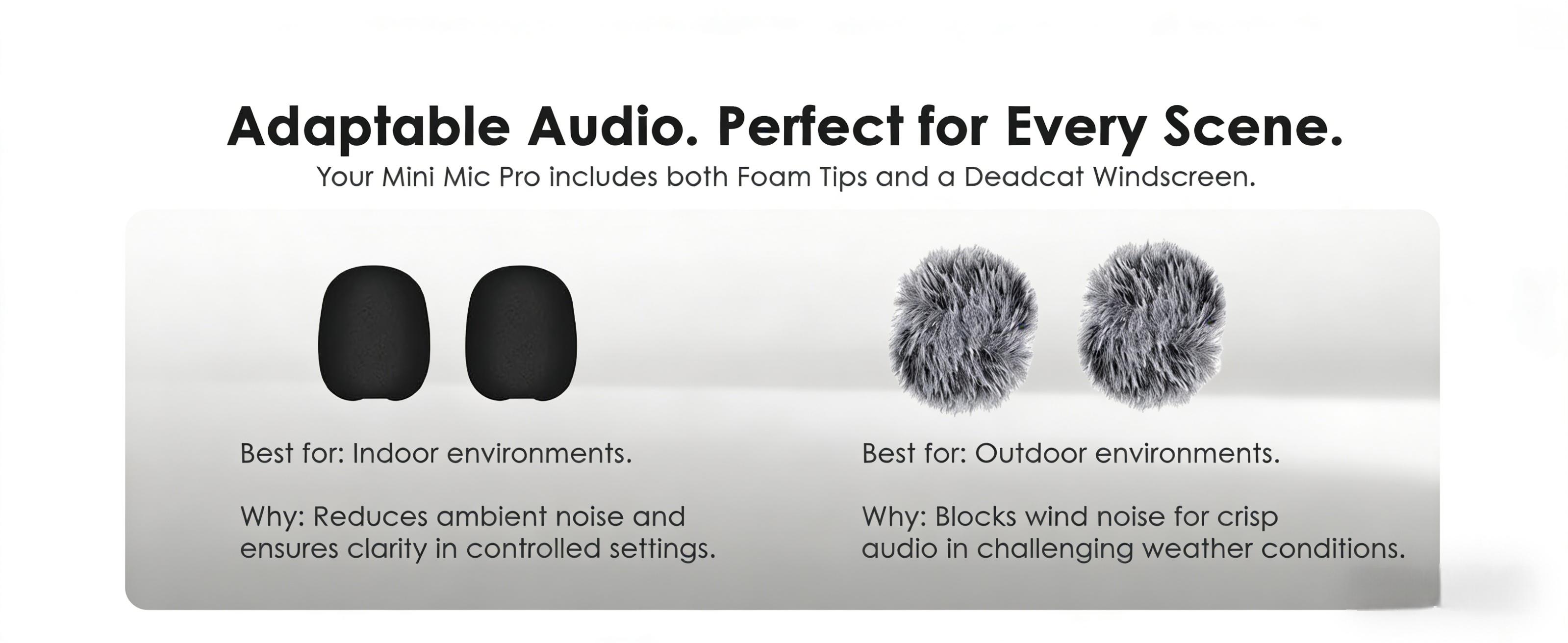 Wireless Microphone for iPhone iPad Android Phone 2 Pack Lavalier Lapel Mic with Noise Reduction Plug Play Mini Microphone for Video Recording Interview Podcast YouTube TikTok Vlog Audio Smartphone