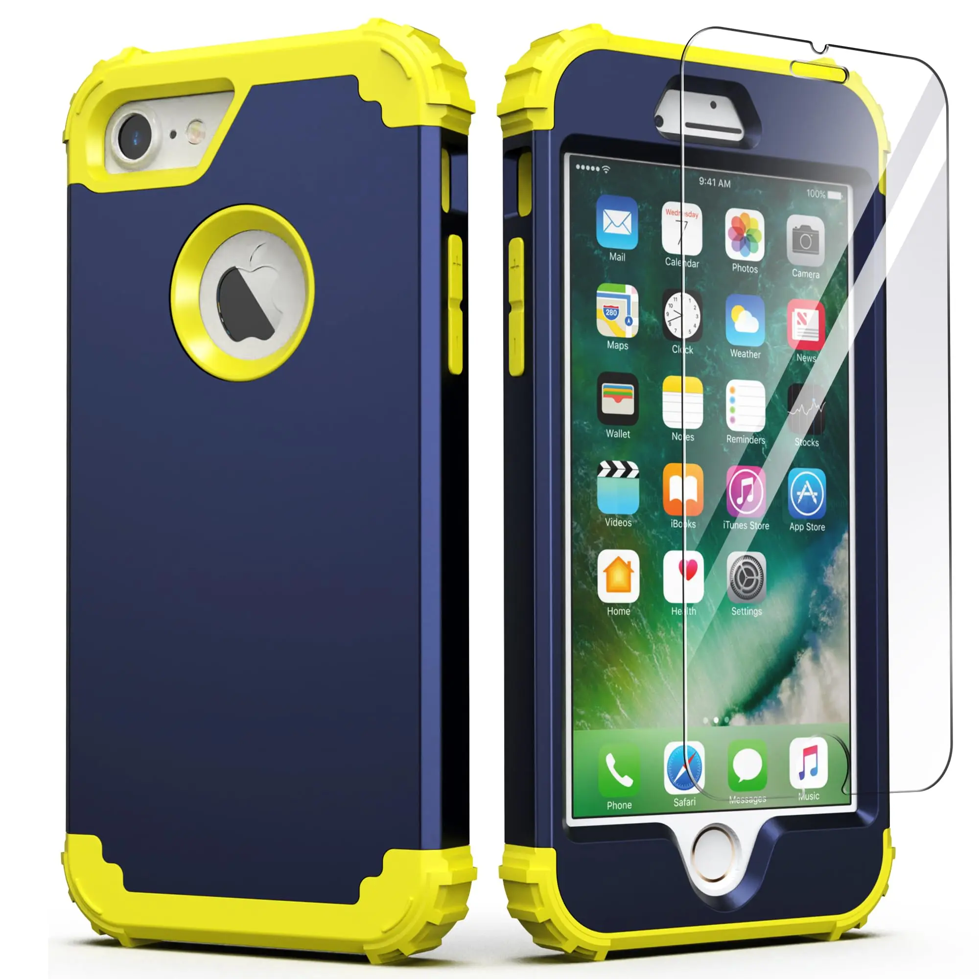 Navy Blue/Yellow