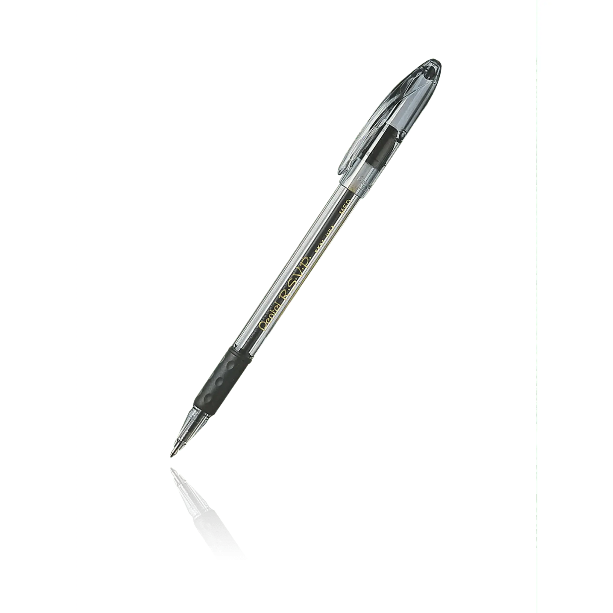 Razzle Dazzle R.S.V.P. Black Ink Ballpoint Pen - Office Stationery Writing & Correction Tool, Medium Point, Black Ink Pens