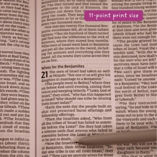 Beloved - Large Print Bible - Custom Pink  NIV  Bible | Large Print | NIV Women’s Bible | Personalized Christian Gift
