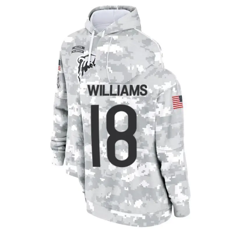 Vintage Williams #18 3D Hoodie for Men and Women, Trendy 3D Hoodie, Cool Unisex Fashion Top