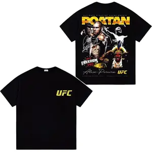 UFC Freedom 250 Alex Pereira Poatan Oversized T-Shirt Hoodie, MMA Champion Graphic Tee, UFC Fan Merch, Combat Sports Streetwear, TikTok US Fight Night Apparel
