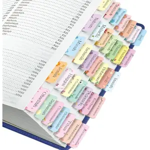 Bible Tabs, 75 Tabs, Laminated Bible Index Tabs for Women and Men, Bible Book Tabs for Easy Navigation, Large Print Easy to Read (Floral)