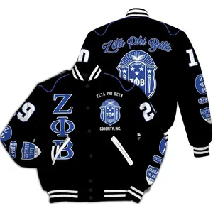 Zeta Phi Beta Varsity Jacket, Zeta Phi Beta Dove Z-Phi-B Zeta Phi Beta Sorority Jacket, Unisex Baseball Jacket, Varsity Sport Coat, Casual Street Fashion