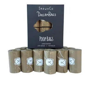 ShawnCo | Dream Bag's- 270 Count Heavy Duty Dog Poop Bags, Extra Thick and Leak Proof Unscented Waste Bags for Small, Medium and Large Dogs