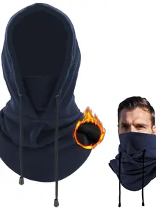 Lightweight Windproof Hat, Convertible Neck Gaiter & Face Mask, Balaclava Face Mask, Breathable Warm Winter Sports Mask for Outdoor Activities