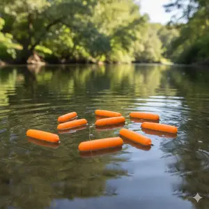 High-Density Foam Fishing Floats Oval Bobbers Freshwater Saltwater Universal Tackle Anti-Tangle Design Lightweight Sensitive Bite Indicator 100pcs 200pcs Set Multi-Scenario Fishing Gear