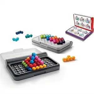 Compact Travel Puzzle Game with 120 3D Challenges, Brain-Teasing Logic Game for Kids & Adults, STEM Toy for Ages 6 to Adult, Portable Brain Teaser for On-The-Go Fun