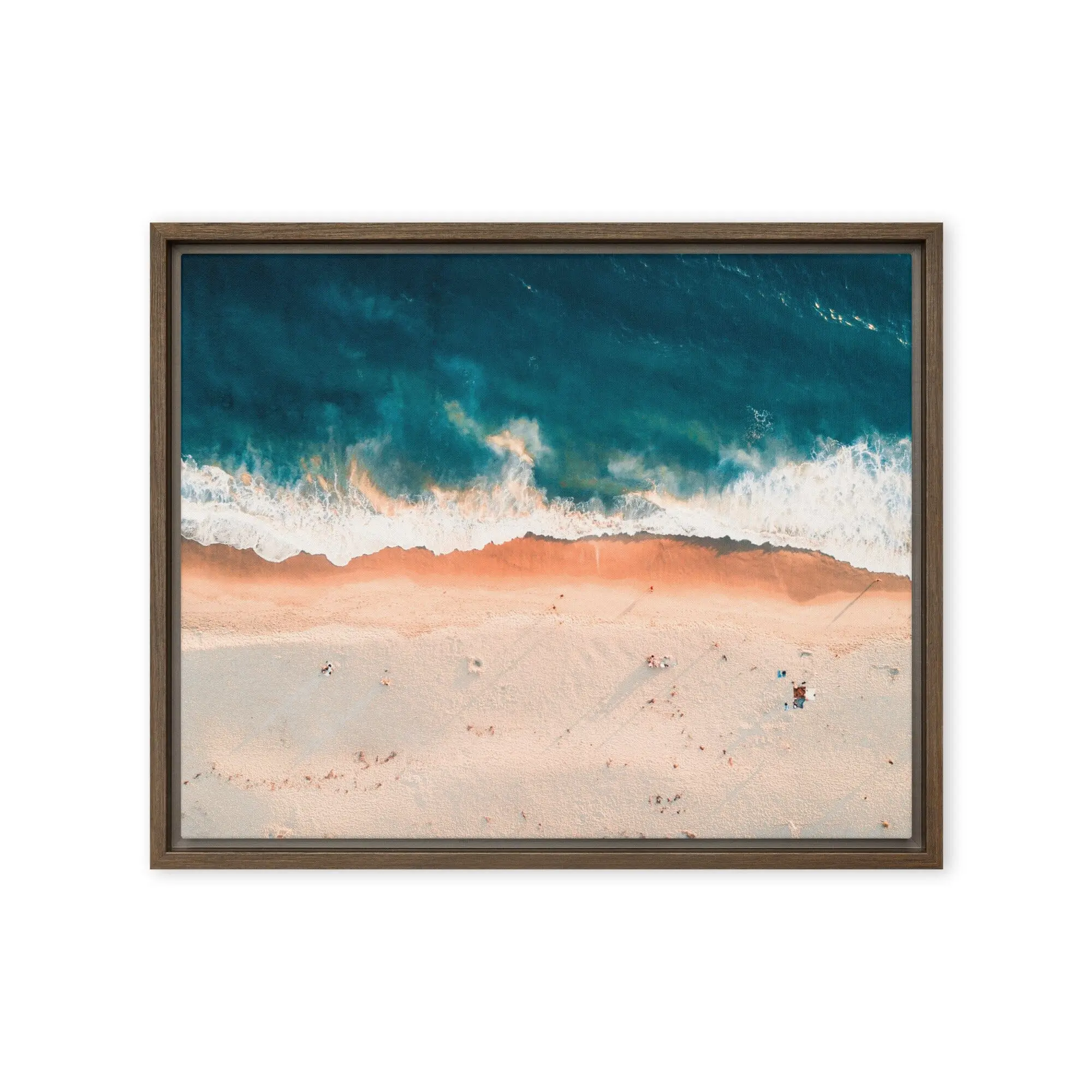 Laguna Beach California Framed Canvas Print | Coastal Ocean View Wall Art | Beach House Decor | Scenic Coastal Painting