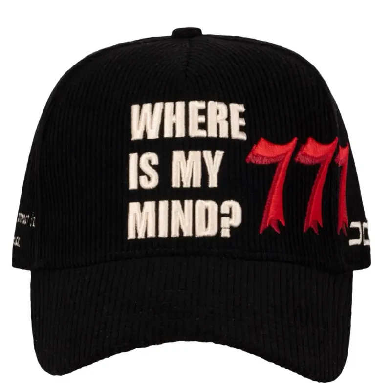 Jc Hats 777 black SnapBack