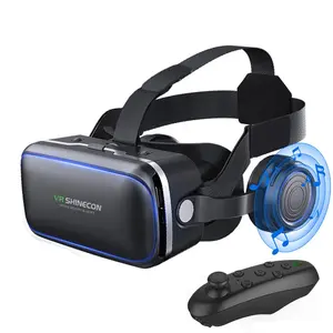 Multifunctional Virtual Reality Glasses, Head-mounted Humanization Design 3D VR Glasses