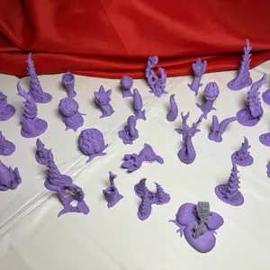 Full 33pc Sci-Fi Alien Tabletop Plant and Capillaries Proxy Set for 40k Enthusiasts Many Colors for Tyrant Tyranid Hive 28mm 32mm Game Accessories