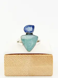 Aquamarine & Tanzanite Ring