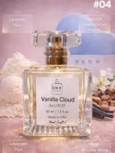 Vanilla Cloud by LOCO | Oil Base | Lavender Pear Coconut | Praline Vanilla Musk | Fragrance Perfume