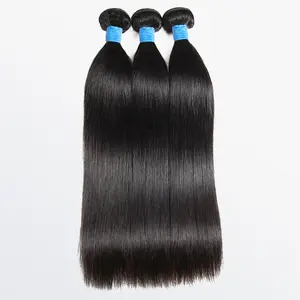 [Ashine] 20 22 24 Inch 10A Brazilian Straight Human Hair 3 Bundles 100%  Virgin Human Hair Weave Bundles Hair Extensions Natural Color