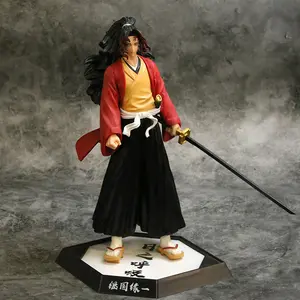 Japanese Traditional Clothing Samurai Doll, PVC Figurine Collectible, Collectible Figures, Home Decor Gift, Anime Fan Christmas Birthday Present, Desktop Bookshelf Display