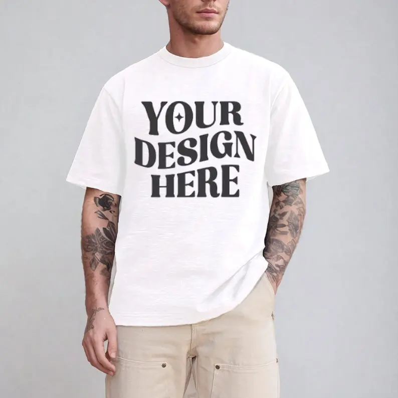 Bella Canvas 3001 White Tshirt Mockup Real Model Mock Simple Aesthetic Mens Bella Canvas 3001 Shirt for Casual Wear
