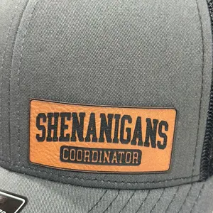 Shenanigans coordinator hat Baseball Cap leatherette patch