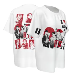 Returning in 2026 ARIRANG BT21 Kpop Band Shirt Women Tee Tour 2026 Shirt Concert T-Shirt World Tour Korean Music Fan Graphic Cute Aesthetic Ladies Top Black White S-XXL Casual Soft Gift