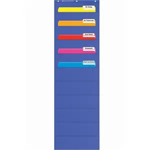 Teachers Friend TF-5104 File Organizer Pocket Chart Gr K-5, Files Organizer, Paper Organizers, Office Supplies
