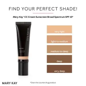 Mary Kay CC Cream Sunscreen Broad Spectrum SPF 15