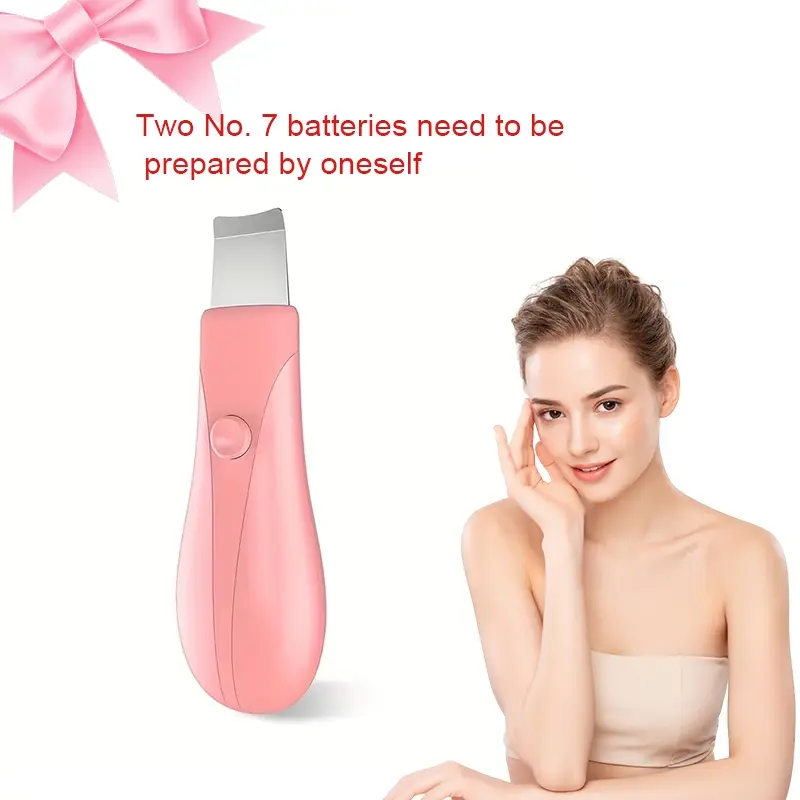 New Skin Scrubber Blackhead Removal Facial Skin Smear Facial Scrubber Pore Cleaning and Beauty Product, (requires 2 batteries of size 7) Suitable for holiday gifts