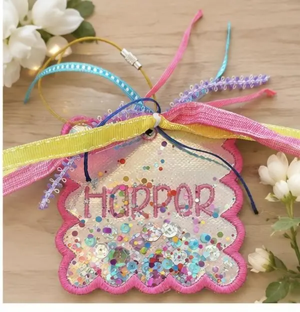 Bag shaker tags personalized