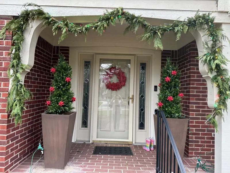 Product Introduction of 2 pcs Artificial cedar tree, 3FT or 4FT 5FT Tall Faux Cedar Tree, UV-Resistant Topiary Trees Artificial Outdoor, Artificial Trees for Outdoors Porch Garden christmas tree Christmas tree Plants Decorative 3