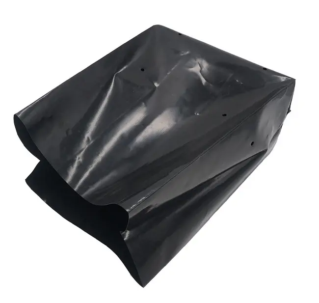 1 gallon Plastic Grow Bags/ 100pcs Black -Poly Plant Pots Soil Root Containers PE Grow Bag  HK Gardening