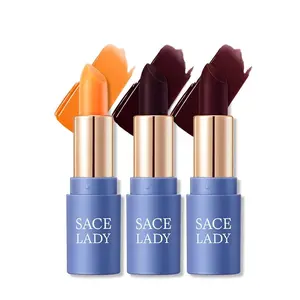 SACE LADY Tinted Lip Balm Set,3Pcs,Lasting Color Changing Smooth Lip Stain Pigmented Moisturized Lipstick Kit Gloss Lipgloss